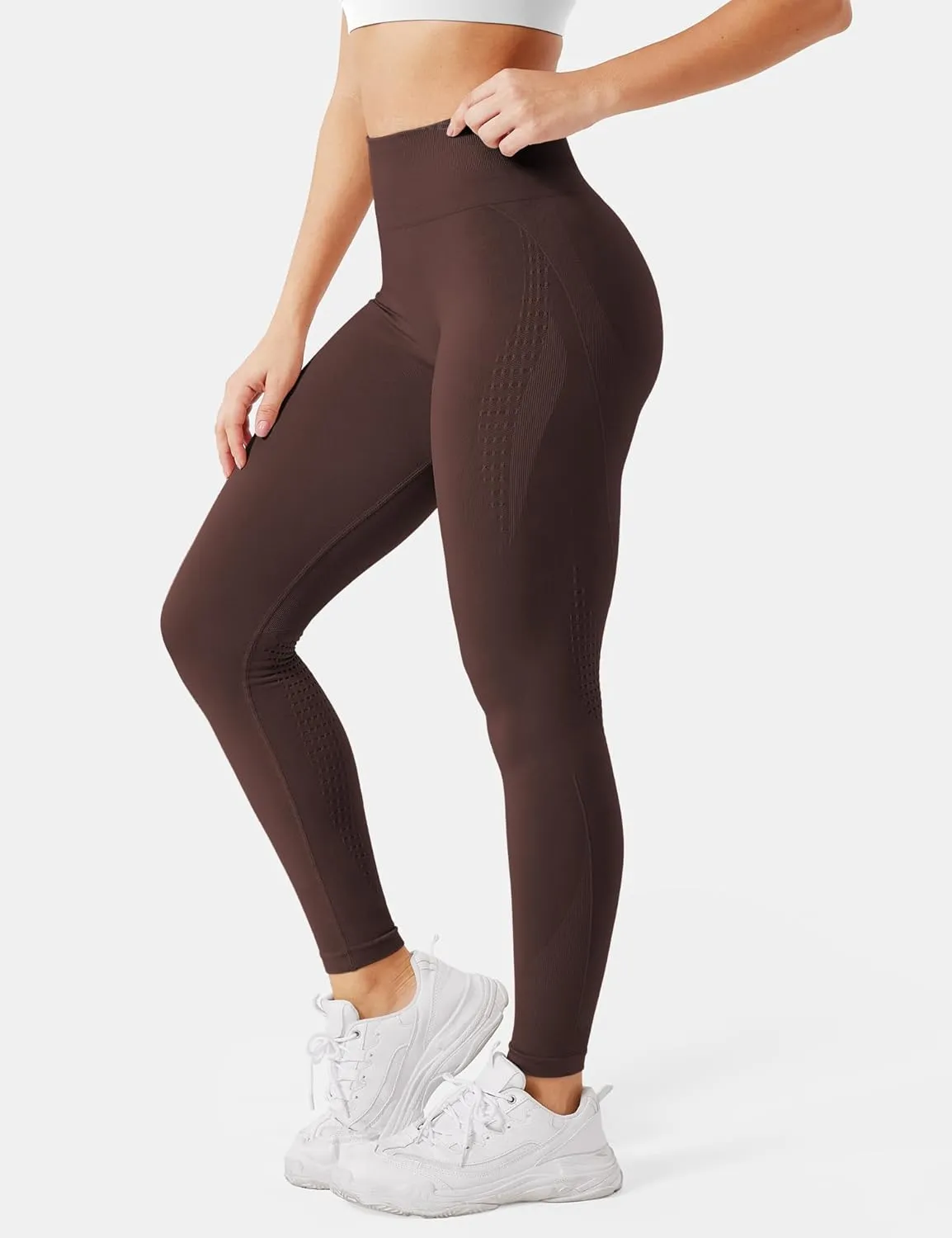 YEOREO Scrunch Workout Leggings for Women Grand Butt Lifting Seamless Leggings High Waisted Tummy Control Gym Yoga Pants