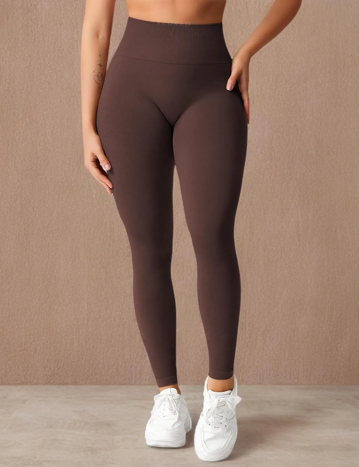 YEOREO Scrunch Workout Leggings for Women Grand Butt Lifting Seamless Leggings High Waisted Tummy Control Gym Yoga Pants