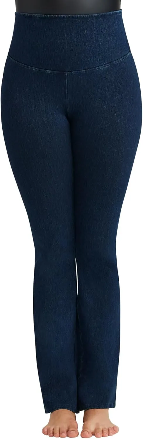 Yummie Women's Denim Boot Cut Shaping Leggings