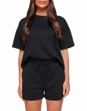 Zwarte Zomerse Joggings - Short