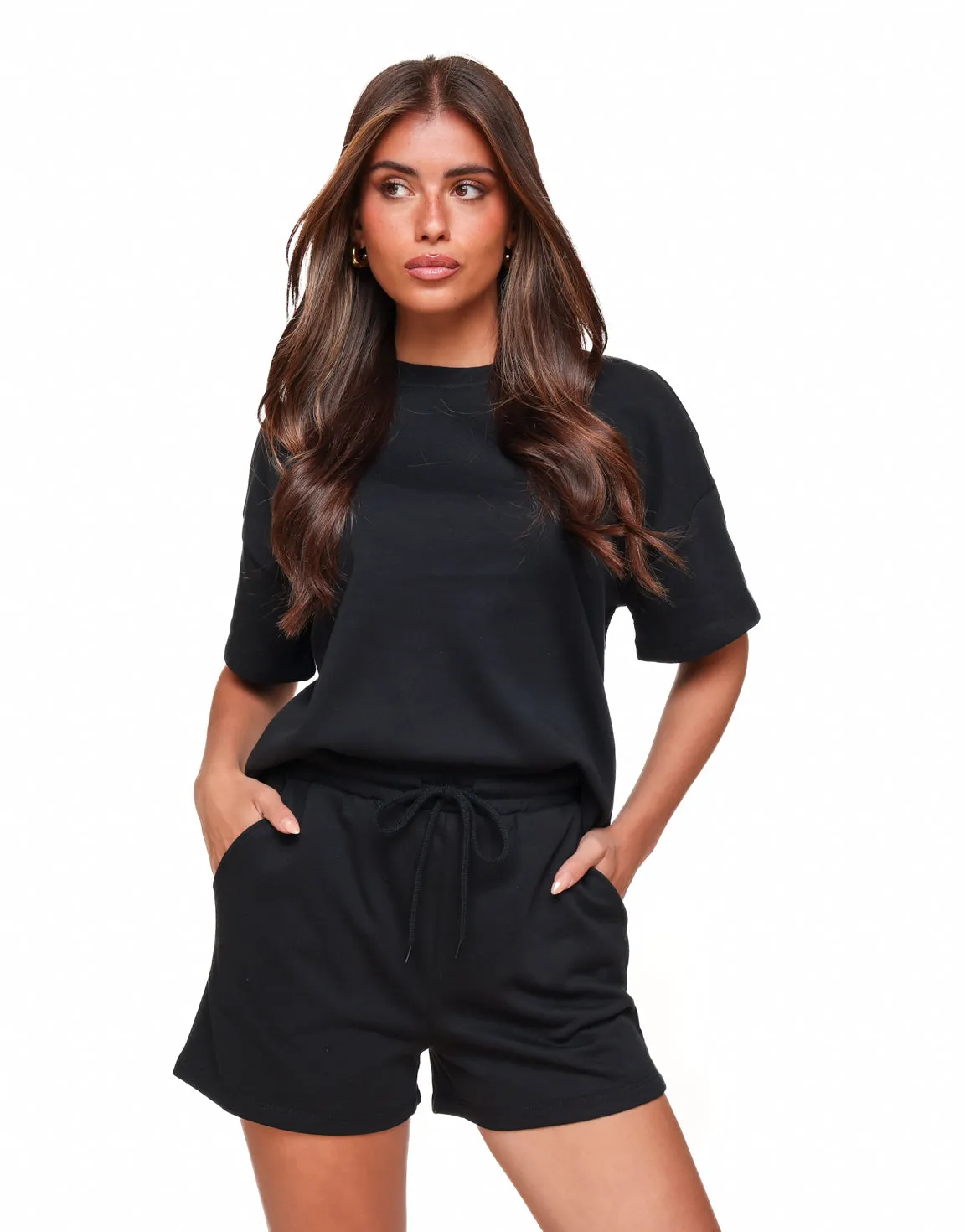 Zwarte Zomerse Joggings - Short